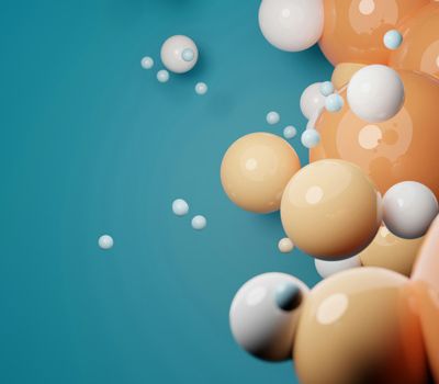 Partículas en detalle mostrando la necesidad de innovación en branding para el sector químico