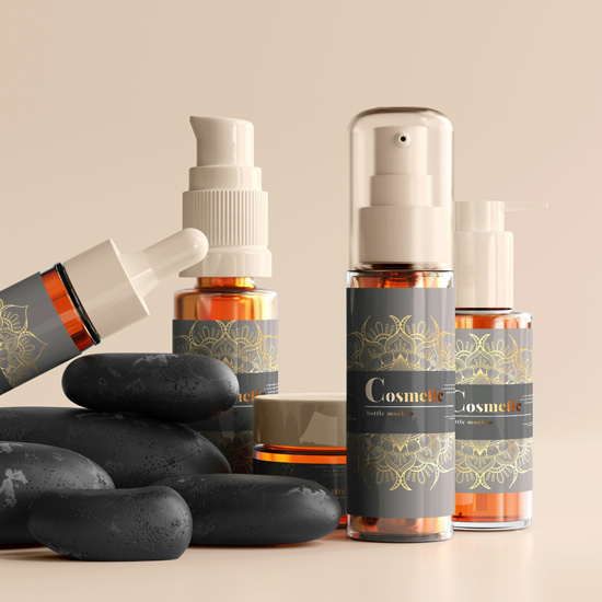 Imagen de productos mostrando la innovación en branding químico exitoso con Unonu Agencia