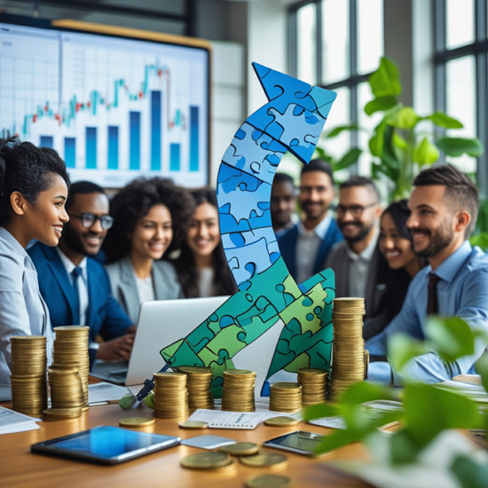 Imagen de varios expertos de Unonu planteando estrategias de branding para startups en crecimiento